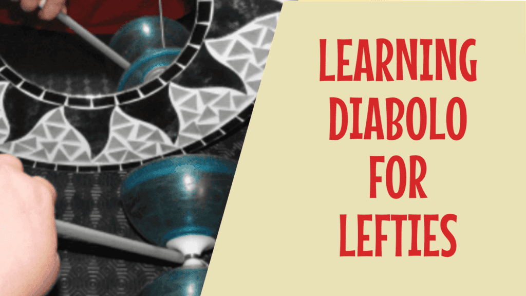 Learning diabolo for lefties