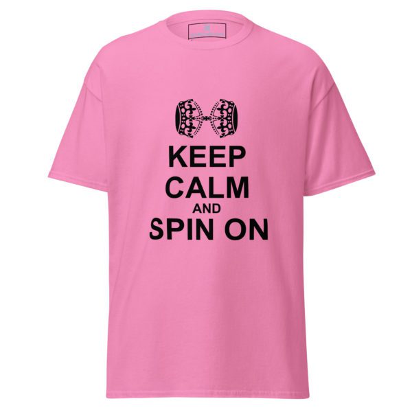 Keep Calm And Spin On Tee - Image 3